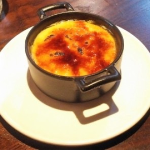 The Three-fruit marmalade crème brûlée was enjoyed by another of my dining companions