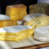 We chose four kinds of cheese from a delectable selection